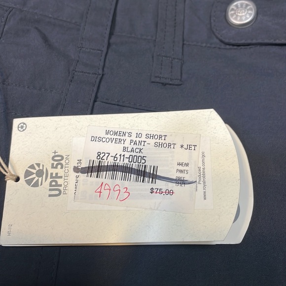Royal Robbins Discovery Stretch Nylon Short Length Pants. Women’s size 10. NWT. - Picture 10 of 16